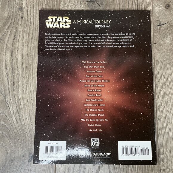 Star Wars - A Musical Journey (Music from Episodes I - VI) Hal Leonard - Picture 3 of 5